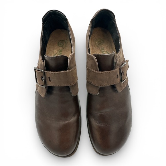 Naot Tane Brown Leather Monk Strap Buckle Comfort Loafers EU 40 US 9 - Picture 3 of 9